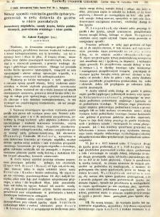 Lwowski tygodnik lekarski 1908 T.3 nr 50