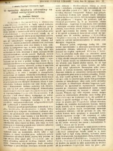 Lwowski tygodnik lekarski 1910 T.5 nr 3