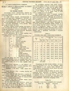 Lwowski tygodnik lekarski 1910 T.5 nr 11