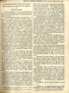 Lwowski tygodnik lekarski 1910 T.5 nr 17