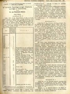 Lwowski tygodnik lekarski 1910 T.5 nr 19