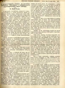 Lwowski tygodnik lekarski 1910 T.5 nr 20