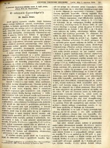Lwowski tygodnik lekarski 1910 T.5 nr 22
