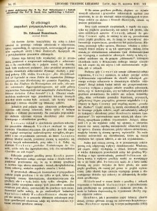 Lwowski tygodnik lekarski 1910 T.5 nr 25