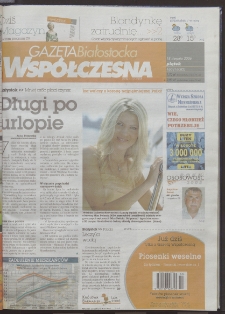 Gazeta Wsp&oacute;łczesna 2006, nr 160