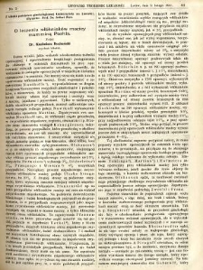 Lwowski tygodnik lekarski 1911 T.6 nr 5
