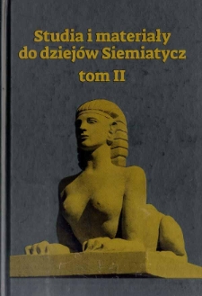 Studia i materiały do dziejów Siemiatycz : praca zbiorowa. T. 2