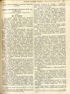 Lwowski tygodnik lekarski 1911 T.6 nr 8