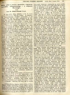 Lwowski tygodnik lekarski 1911 T.6 nr 9
