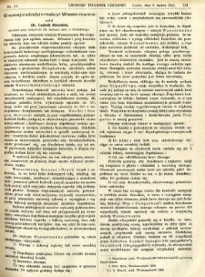 Lwowski tygodnik lekarski 1911 T.6 nr 10