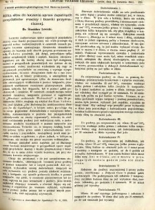 Lwowski tygodnik lekarski 1911 T.6 nr 15
