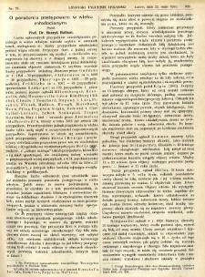 Lwowski tygodnik lekarski 1911 T.6 nr 21