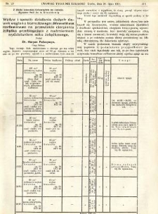 Lwowski tygodnik lekarski 1911 T.6 nr 29