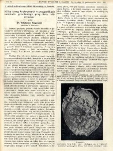 Lwowski tygodnik lekarski 1911 T.6 nr 41