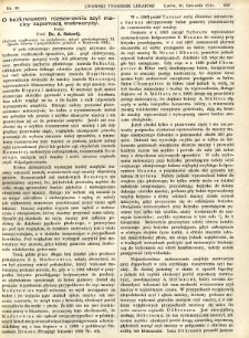 Lwowski tygodnik lekarski 1911 T.6 nr 48