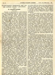 Lwowski tygodnik lekarski 1911 T.6 nr 50