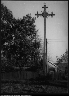 Stara Kamionka, krzyż i kapliczka słupowa