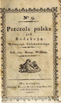 Pszczola Polska 1820, T.3 nr 9-12