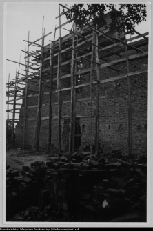 Wizna, odbudowa kościoła