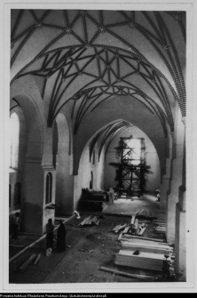 Wizna, odbudowa kościoła