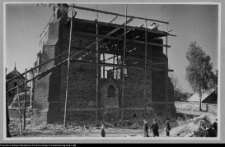 Wizna, odbudowa kościoła