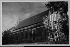 Wizna, odbudowa kościoła