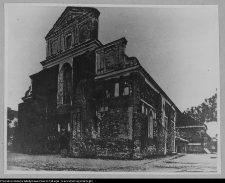 Fotokopia zdjęcia katedry w Łomży z tekstu Adolfa Szyszko-Bohusza "Kościoły gotyckie na Mazowszu"