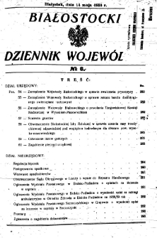 Białostocki Dziennik Wojewódzki 1938, R.18