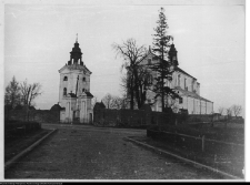 Boćki, kościół i dzwonnica