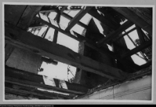 Bęćkowo, więźba dachowa dworu