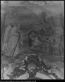 Polichromia ścienna w kaplicy św. Romualda w kościele w Wigrach