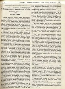 Lwowski tygodnik lekarski 1913 T.8 nr 9