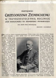 Lwowski tygodnik lekarski 1913 T.8 nr 13