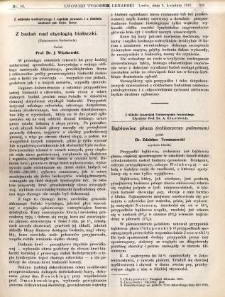 Lwowski tygodnik lekarski 1913 T.8 nr 14