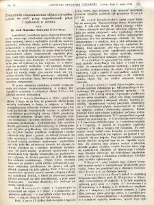 Lwowski tygodnik lekarski 1913 T.8 nr 19