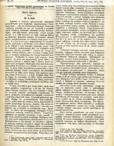 Lwowski tygodnik lekarski 1913 T.8 nr 22