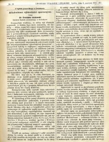 Lwowski tygodnik lekarski 1913 T.8 nr 23
