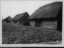 Miłkowice-Maćki, chaty drewniane