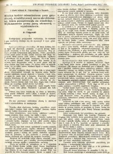 Lwowski tygodnik lekarski 1913 T.8 nr 41