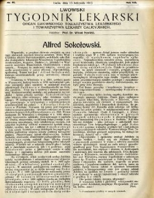 Lwowski tygodnik lekarski 1913 T.8 nr 46