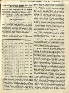 Lwowski tygodnik lekarski 1913 T.8 nr 49