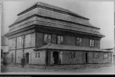 Jedwabne, fotokopia zdjęcia synagogi