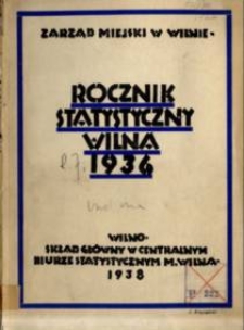 Rocznik statystyczny Wilna. R. 7, 1936