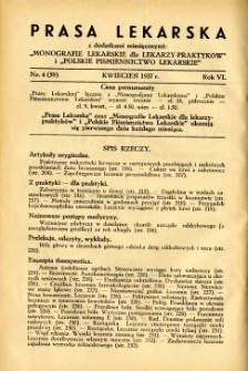 Prasa Lekarska 1937 R.6 nr 4