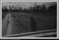 Białystok, widok na ogród przy Pałacu Branickich