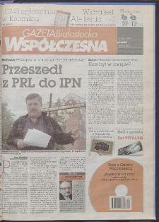 Gazeta Współczesna 2007, nr 135