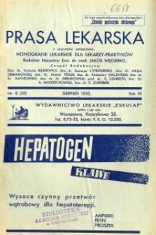 Prasa Lekarska 1935 R.4 nr 8