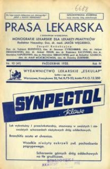 Prasa Lekarska 1935 R.4 nr 10