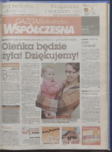 Gazeta Współczesna 2007, nr 186