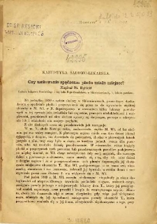 Kazuistyka sądowo-lekarska : czy usiłowanie spędzenia płodu miało miejsce?